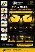 Lunette de Conduite à vision nocturne